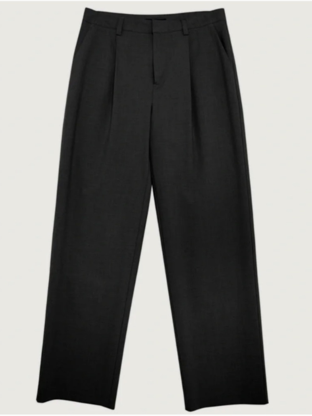Oak and Fort Pleated Dress Pants Size 10 Trousers Black Dress Pant (S)
